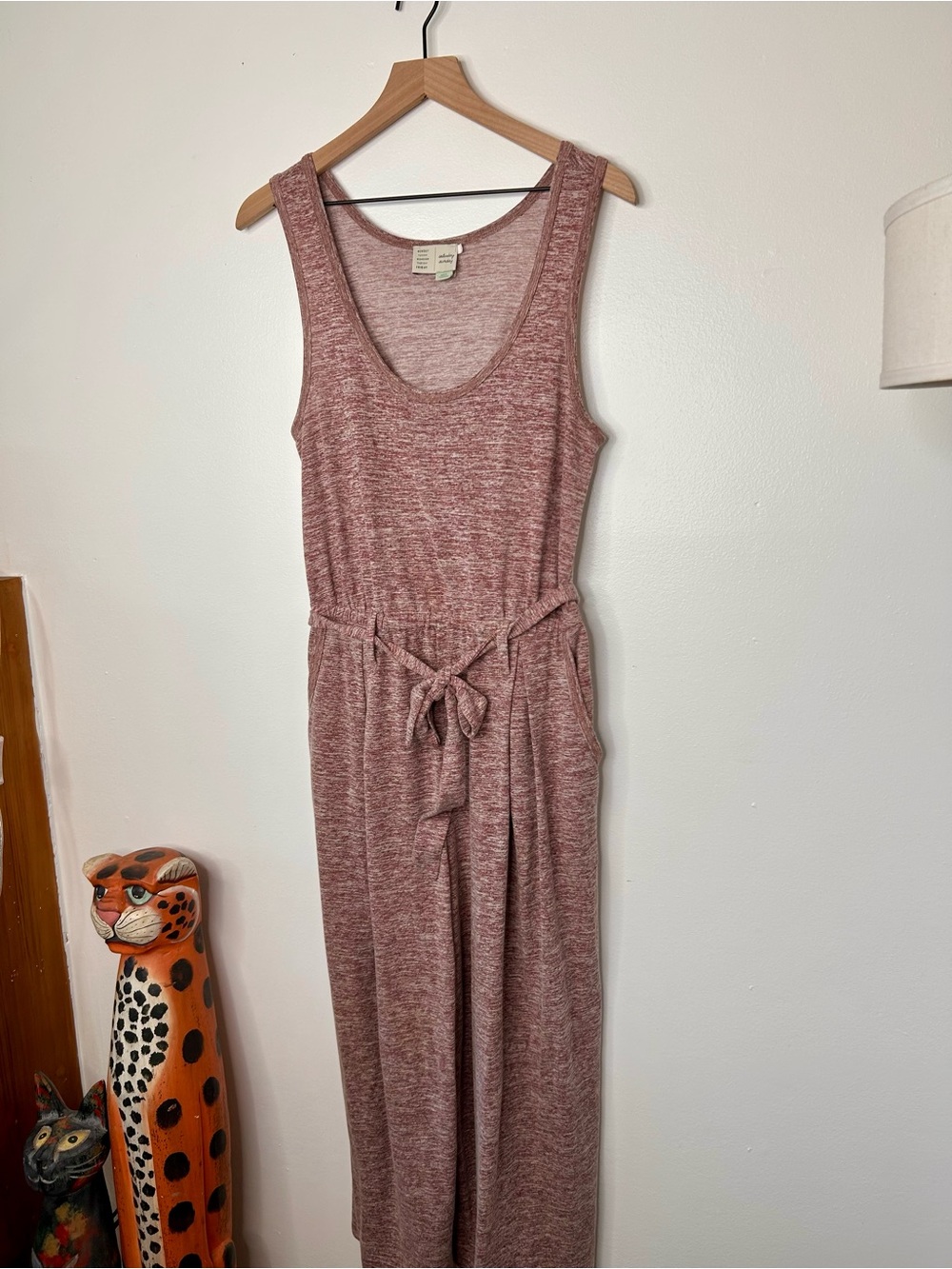 Anthropologie Saturday Sunday Saunter tie waist jumpsuit - Picture 6 of 8